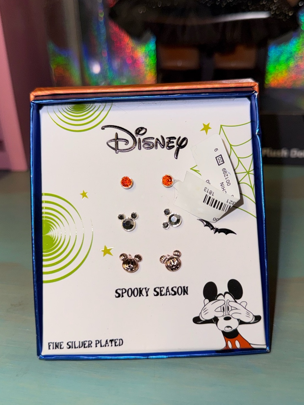Disney' Spooky Season Earring Set - Orange, Silver, Rose Gold